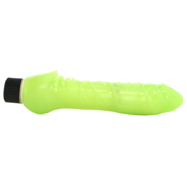 Glow in the dark jelly penis vibe