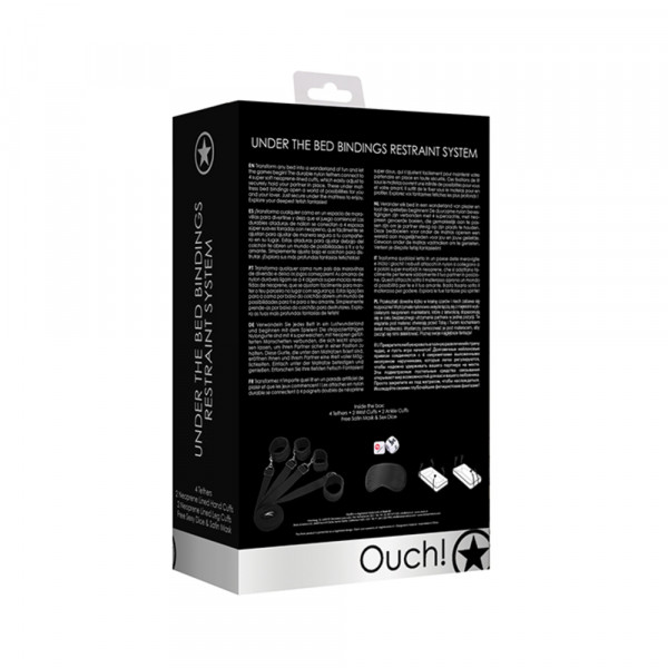 Ouch! - Under The Bed Binding Restraint Kit - Black — image 2 of 3