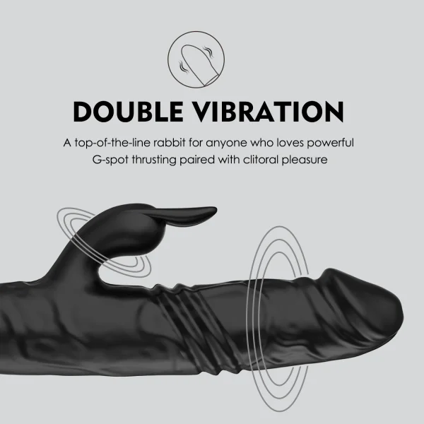 Bato Plus Veined Thrusting & Vibrating Rabbit Machine