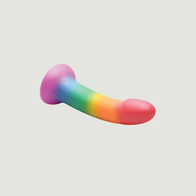 Simply Sweet 6 5 Inch Phallic Rainbow Dildo