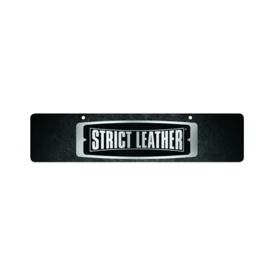 Strict Leather Display Sign