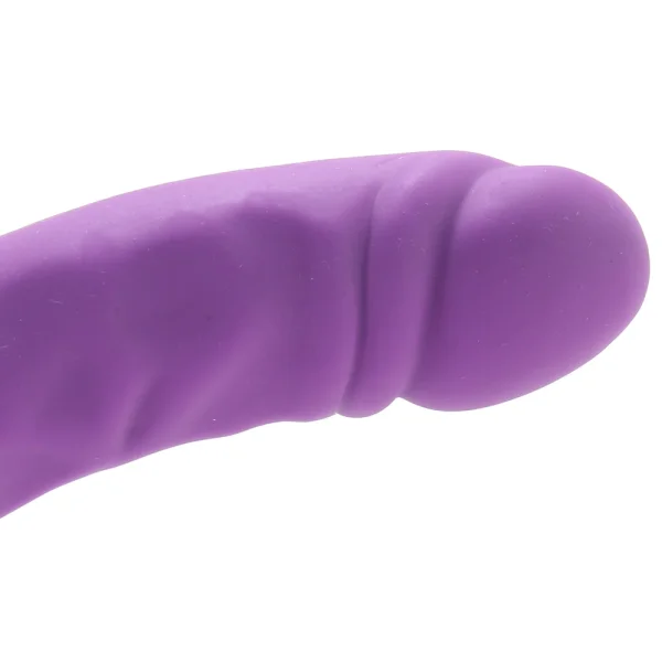 Ruse - 18 Inch Silicone Slim Double Dong - Purple