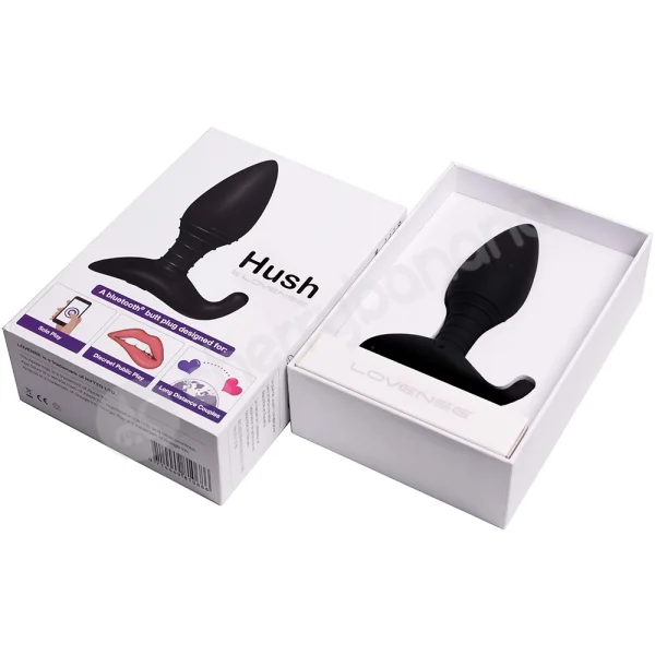 Lovense Hush 1.5" Wide App Controlled Vibrating Butt Plug