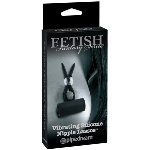 Fetish Fantasy Limited Edition - Vibrating Silicone Nipple Lassos