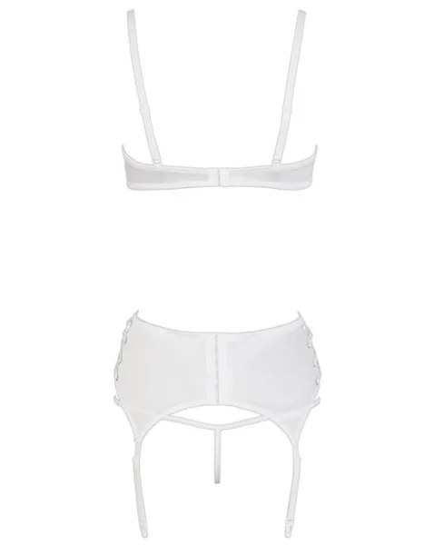 Atsra Shelf Bra Set - White - Large