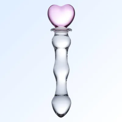 Glas 8 quot Sweetheart Glass Dildo