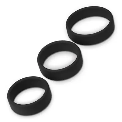 Lovetoy Power Plus Soft Silicone Pro Cock Rings Trio Set