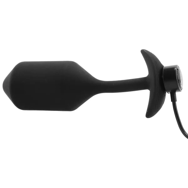b-Vibe Vibrating Snug Plug 4 Rechargeable Vibrating Anal Toy - Black