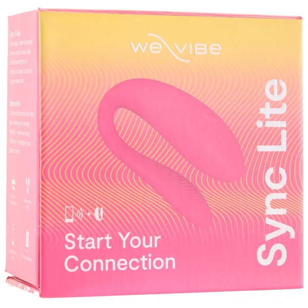 We-Vibe Sync Lite App Controlled Rechargeable Silicone Couples Vibrator - Pink