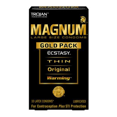 Trojan magnum gold collection lubricated