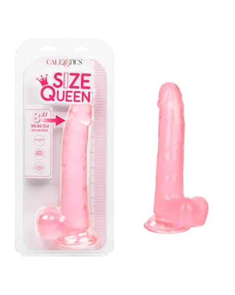 Size Queen Dildo - Pink - 8 Inch