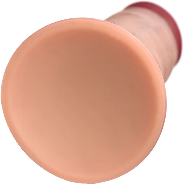 Jock Dual Density 8" Realistic Silicone Suction Cup Dildo - Vanilla