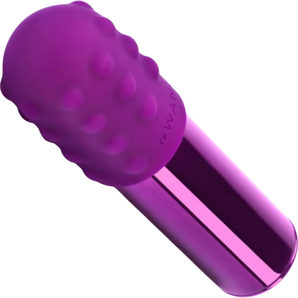 Le Wand Chrome Bullet Vibrator - Dark Cherry