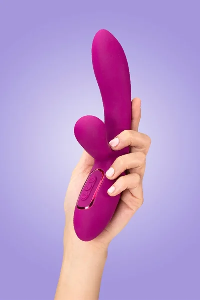 JimmyJane Solis Rabbit 8.7" Stereophonic Heated Rabbit Vibrator