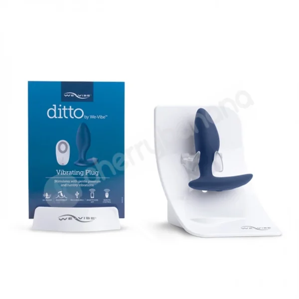 We-Vibe Ditto Remote & App Controlled Blue Butt Plug