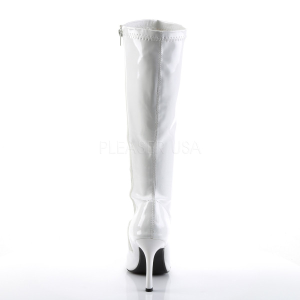 LUST-2000 - Wht Str Pat Knee Boot, 3 3/4" — image 4 of 4