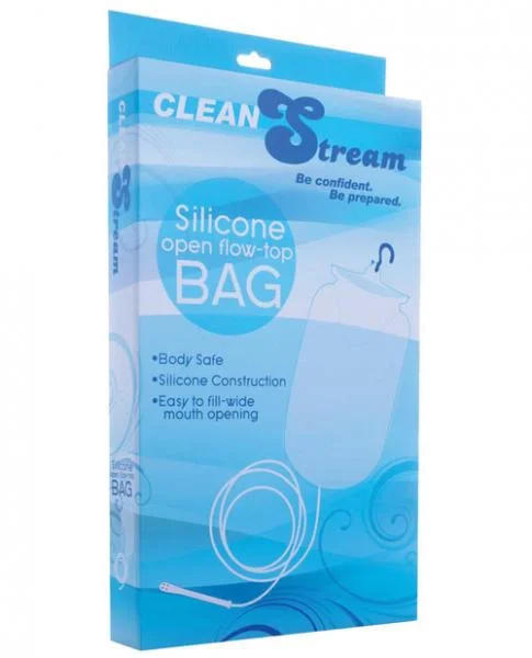 Silicone Open Flow Top Douche And Enema Bag