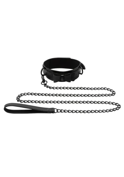 Sincerely Bow Tie Collar With Leash By Sportsheets