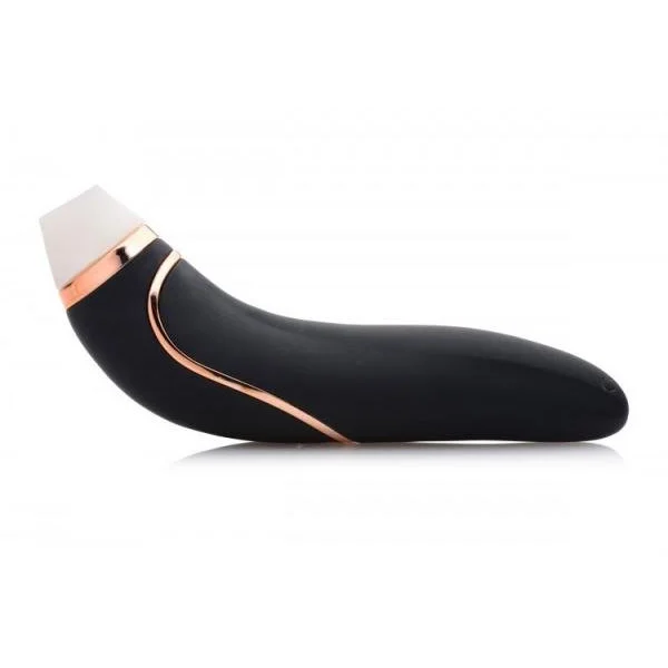 Shegasm Deluxe Clitoral Stimulator And Vibe Black