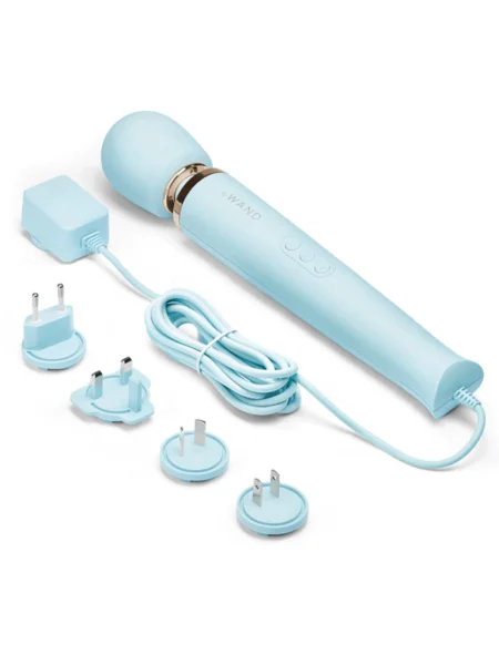 Powerful Plug In Sky Blue Massager - Le Wand