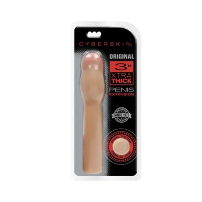 Cyberskin Original 3 Inch Xtra Thick Penis Extension Light