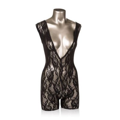 Scandal Lace Body Suit Black O S