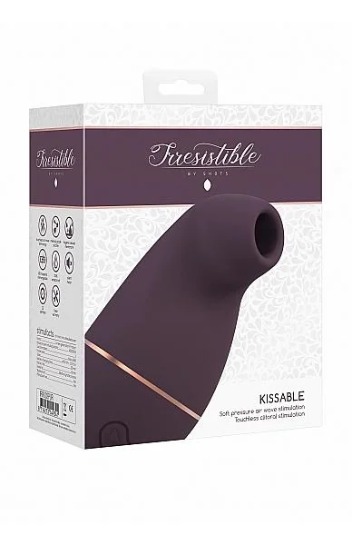 Irresistible Kissable Purple Clitoral Stimulator