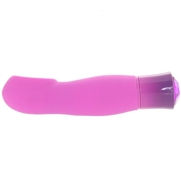 Oh My Gem Charm Rechargeable Waterproof Silicone Warming Vibrator By Blush - Amethyst