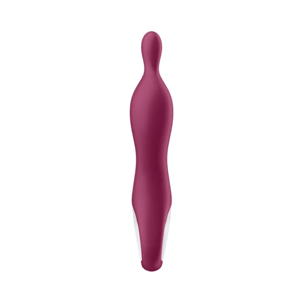 Satisfyer A-Mazing 1 Rechargeable Waterproof 12-Function A-Spot Vibrator - Blue