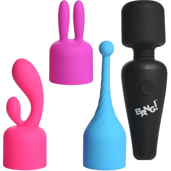 Bang! Mini Wand and Silicone Attachment Set