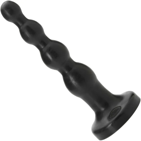 Ripple Large Silicone Butt Plug By Tantus - Onyx