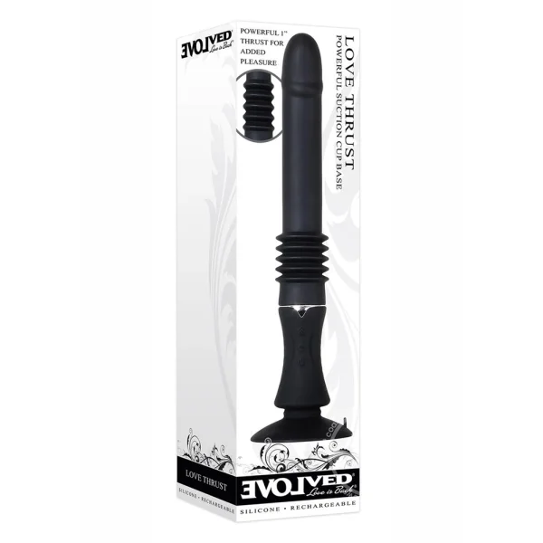 Extra Large Thrusting Vibrator With Suction Cup - Enjoy Hands-Free Pleasure!