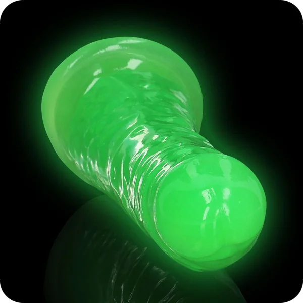 RealRock Glow In The Dark 6 Inch Slim Dildo
