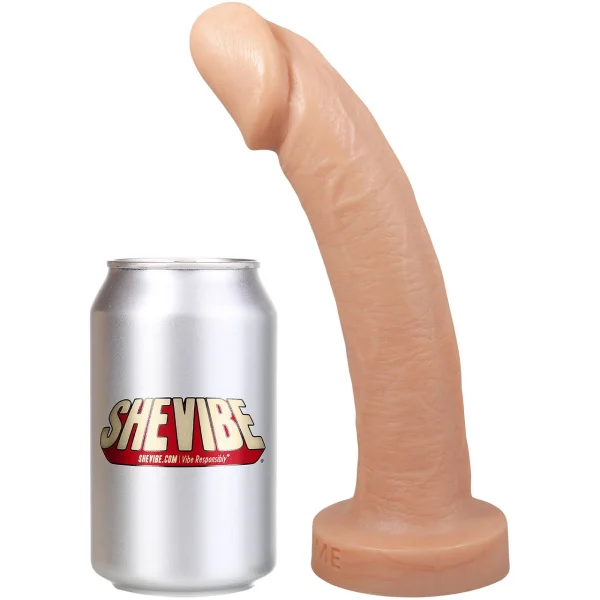 The Aptus 9" Silicone Realistic Dildo By Uberrime - Vanilla