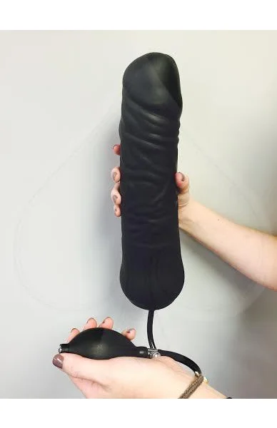 Leviathan Giant Inflatable Dildo - Black
