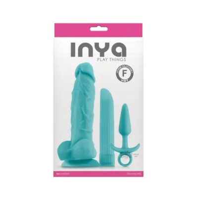 Inya Playthings 3 piece Set Teal
