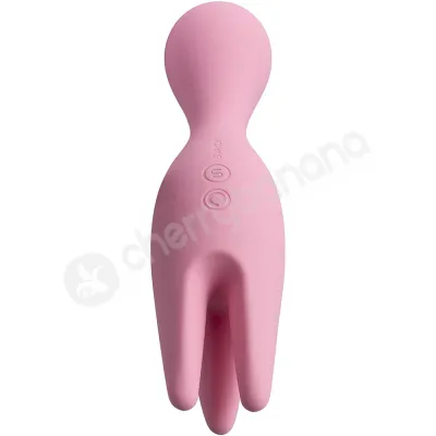 Svakom Nymph 2 in 1 Pink Silicone Foreplay Couples Vibrator