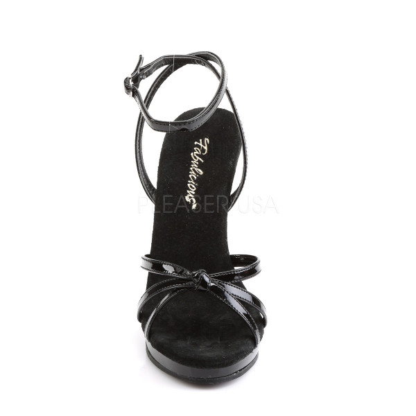 FLAIR-436 - 4 1/2" Stiletto Heel Strappy Ankle Wrap PF Sandal — image 10 of 16