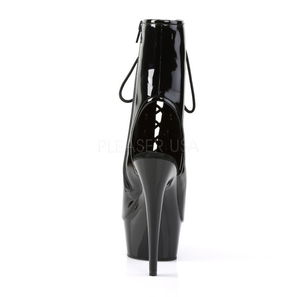6 inches Heel, 1 3/4 inches PF Open Toe/Back Lace-up Bootie, Side Zip — image 12 of 12