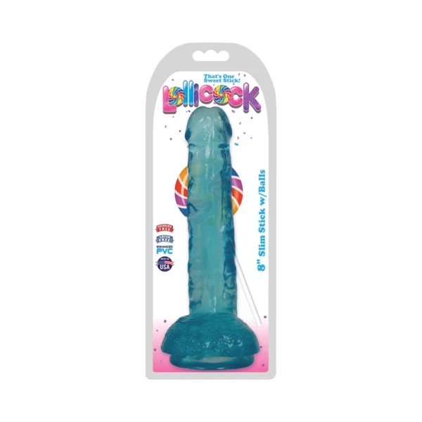 Lollicock Slim Stick W/balls 8in