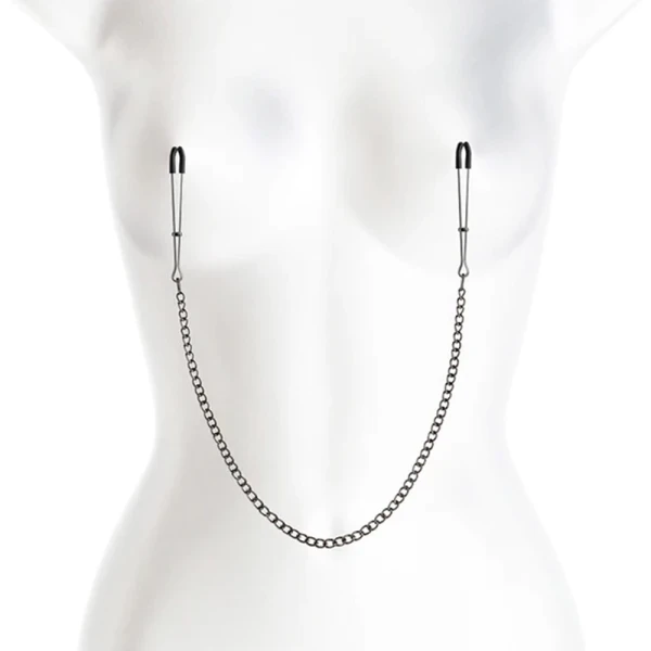 Bound DC3 Tweezer Nipple Clamps with Chain