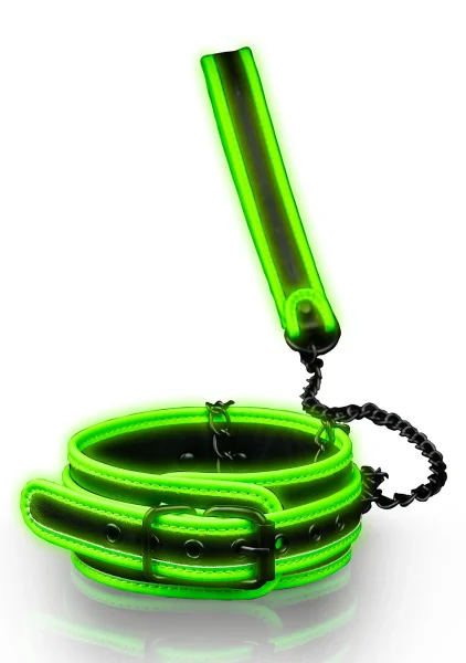 Ouch! Glow In The Dark Collar and Leash