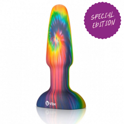 B Vibe B Vibe Peace Love Tie Dye Rimming Plug