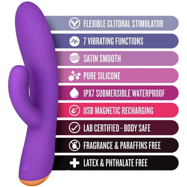 Blush Novelties Aria Electrify Rechargeable Silicone Rabbit Vibrator