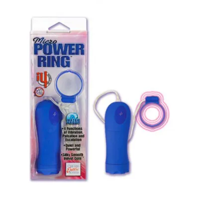 Micro Power Ring 4 Functino Velvet Cote1 5 Inch Blue