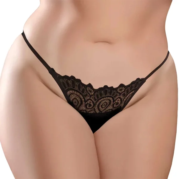 Hookup Remote Pleasure Plug with Peek-A-Boo Panty