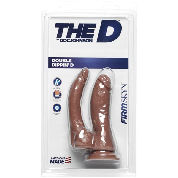 Double Penetration Suction Cup Dildo