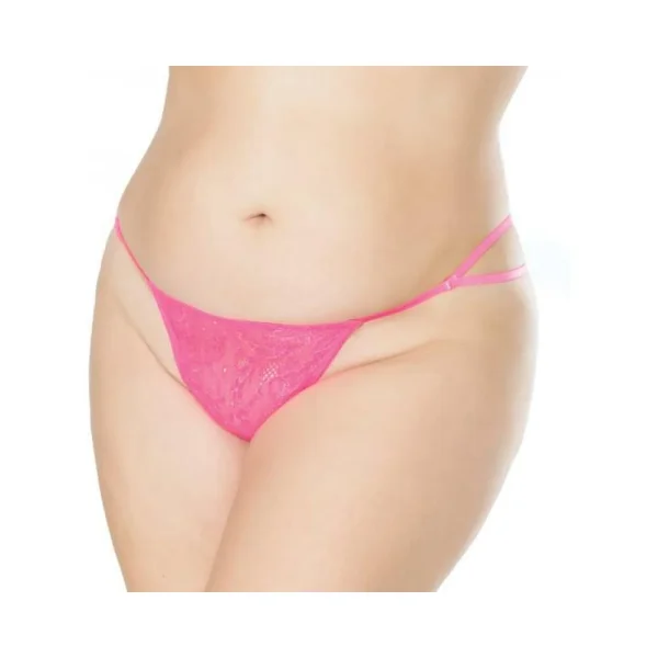 Adjustable G-string Pink Os Xl Hanging