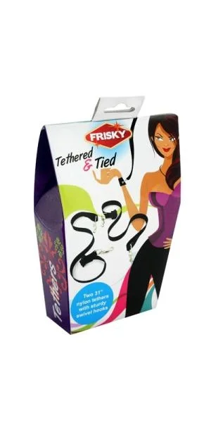 Frisky Nylon Tethers Black