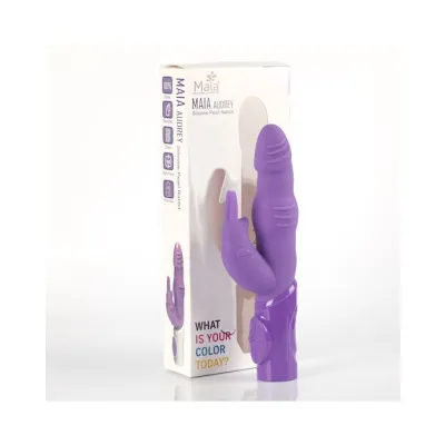 Pearl Silicone Rabbit Purple